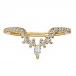 14kt Yellow Gold Diamond Wedding Band