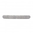 Straight Two Row Diamond Wedding Band