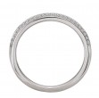 Straight Two Row Diamond Wedding Band
