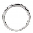 Curved Diamond Wedding Band