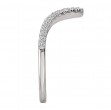 Curved Diamond Wedding Band