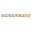 Straight Front Diamond Wedding Band