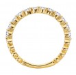 Straight Front Diamond Wedding Band