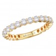 Straight Front Diamond Wedding Band