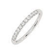 Lab Grown 14Kt White Gold Diamond 1/4Ctw Ring