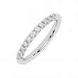 Lab Grown 14Kt White Gold Diamond 1/3Ctw Ring