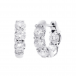 Lab Grown 14Kt White Gold Diamond 2 1/10Ctw Earring