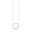 Lab Grown 14Kt White Gold Diamond 3/4Ctw Necklace