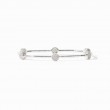 Julie Vos Silver Pave CZ Milano Luxe Bangle