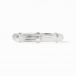 Julie Vos Silver Portofino Demi Hinge Bangle