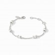 Julie Vos Silver Hydra Pearl Delicate Bracelet