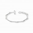 Julie Vos Silver Bamboo Link Bracelet