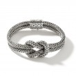 Classic Chain Silver Manah Double Row Bracelet