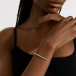 JH Essential Pave Bracelet, Gold, Sterling Silver, Diamonds, 2.5MM