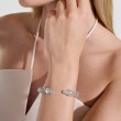 Spear 50 Flex Cuff, Sterling Silver, Diamonds