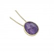 Shade Amethyst Pend 18Ky Vermeil