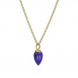 Lapis Pedulum Pend Sterling/Vermeil
