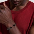 Spear 50 Flex Cuff, Dark Silver, Black Onyx