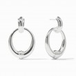 Julie Vos Silver Portofino Door Knocker Earrings