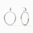 Julie Vos Silver Laguna Door Knocker Earrings