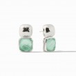 Julie Vos Silver Aquamarine Catalina Earrings