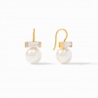 Julie Vos Pearl/CZ Charlotte Earrings