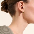 Essential Crossover Hoop Earring