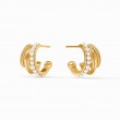 Julie Vos Pearl Hydra Triple Hoops