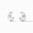 Julie Vos Silver Portofino Statement Hoops