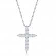 April CZ Silver Cross