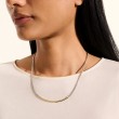 Silver/14Kyg Bar Necklace