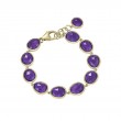 Amethyst Bracelet in 18k Gold