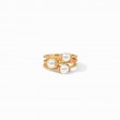 Julie Vos Pearl Trio Ring