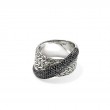 Essential Pave Crossover Ring