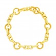 Gold Plated Infinity Link Bracelet 7