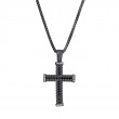 Braided Cross with Simulated Diamond Ends
