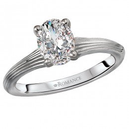 Diamond Solitaire Semi-Mount Engagement Ring