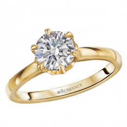 Semi-Mount Solitaire Diamond Engagement Ring