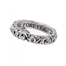Sterling Silver Ivy "I Love You Forever" Ring