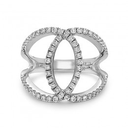Diamond C Ring