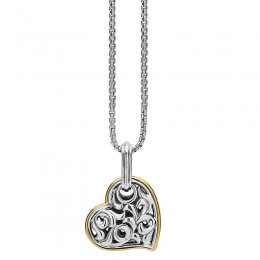 Sterling Silver Ivy Petite Heart Pendant
