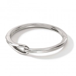 Surf Hinged Bangle Sterling Silver
