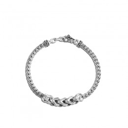 Asli Classic Chain Link Silver Slim Chain Bracelet 3.5mm with Lobster Clasp, Size M