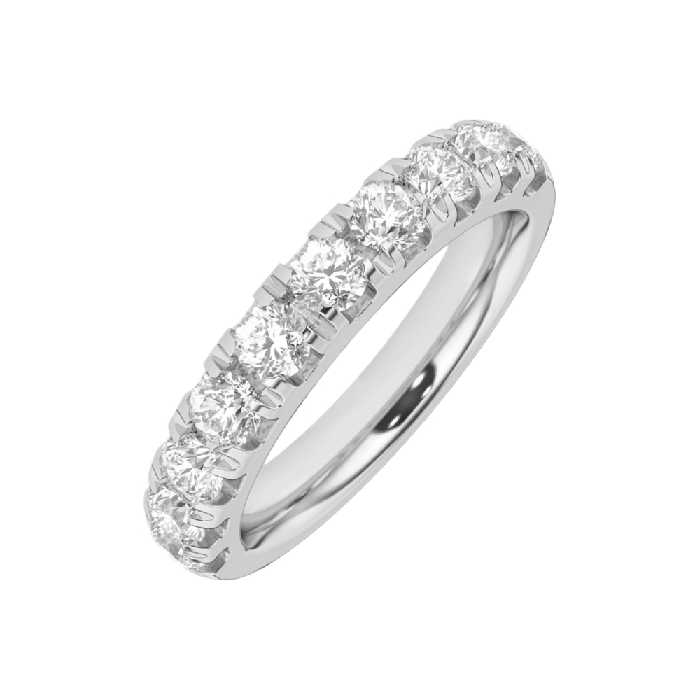 Lab Grown 14Kt White Gold Diamond 1 1/2Ctw Ring