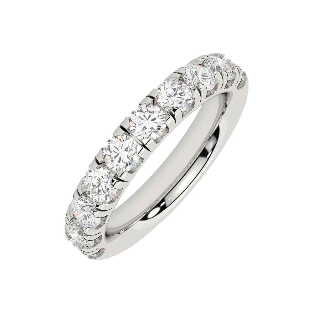 Lab Grown 14Kt White Gold Diamond 2Ctw Ring