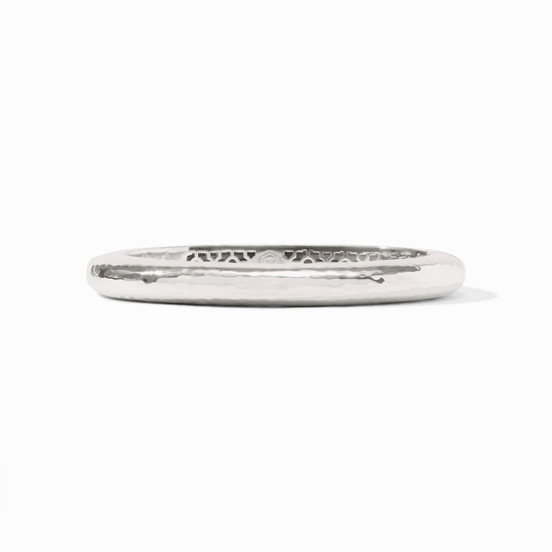 Julie Vos Silver Catalina Hinge Bangle