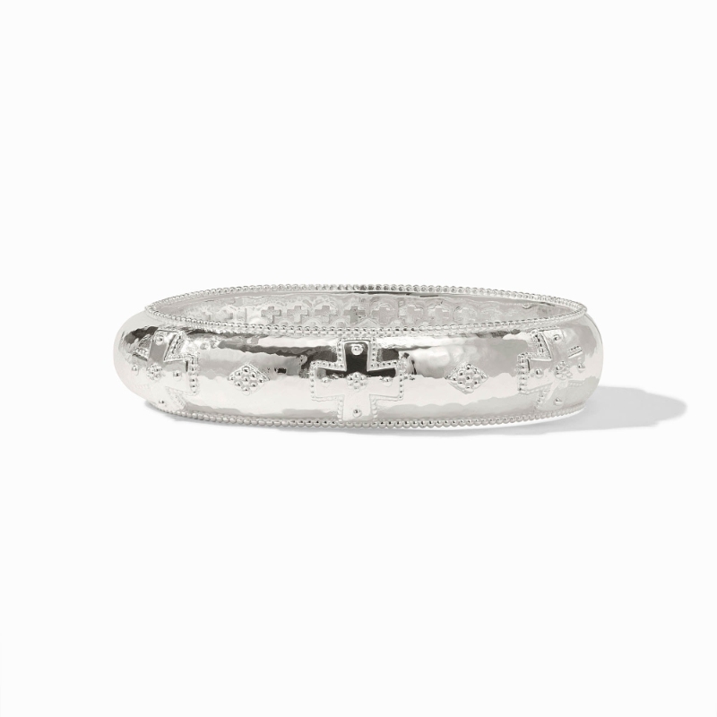 Julie Vos Silver Canterbury Hinge Bangle