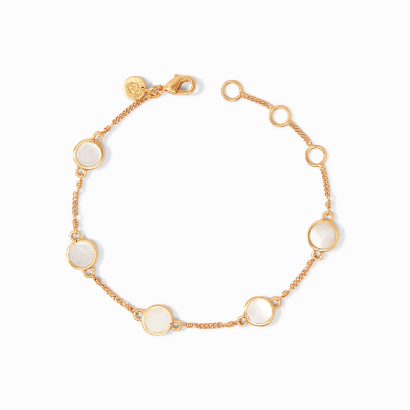 Julie Vos Valencia Mother of Pearl Delicate Bracelet