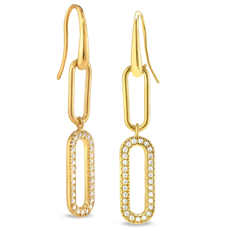 Paper Clip Earrings