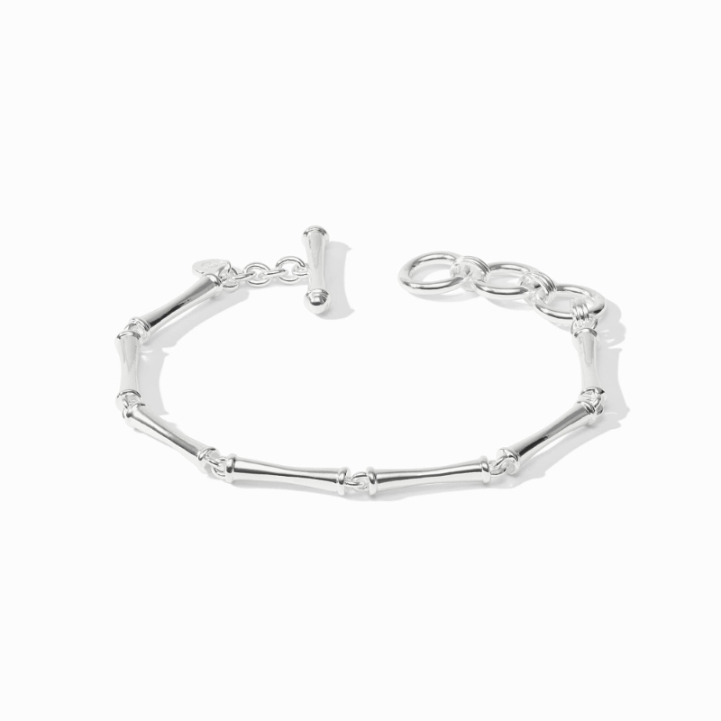 Julie Vos Silver Bamboo Link Bracelet